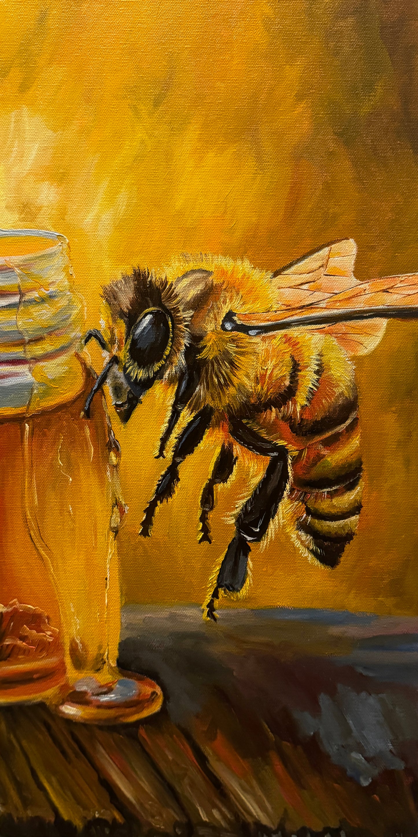 Bee with Honey