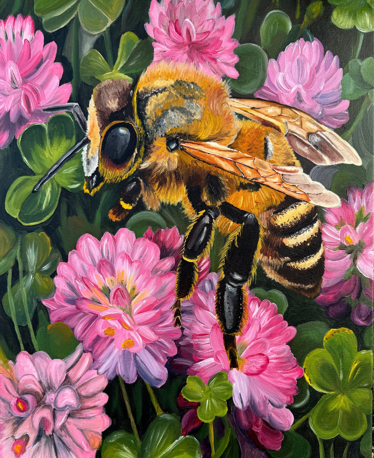 PREORDER: Limited Edition Prints- Bee with Clover