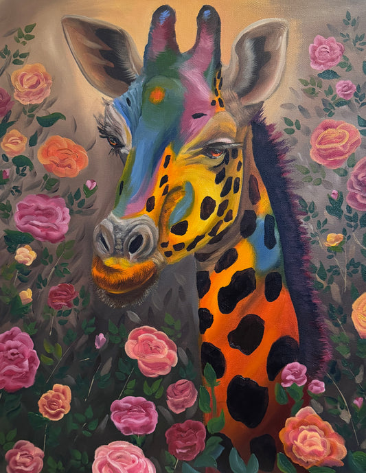 PREORDER: Limited Edition Prints- Rainbow Giraffe