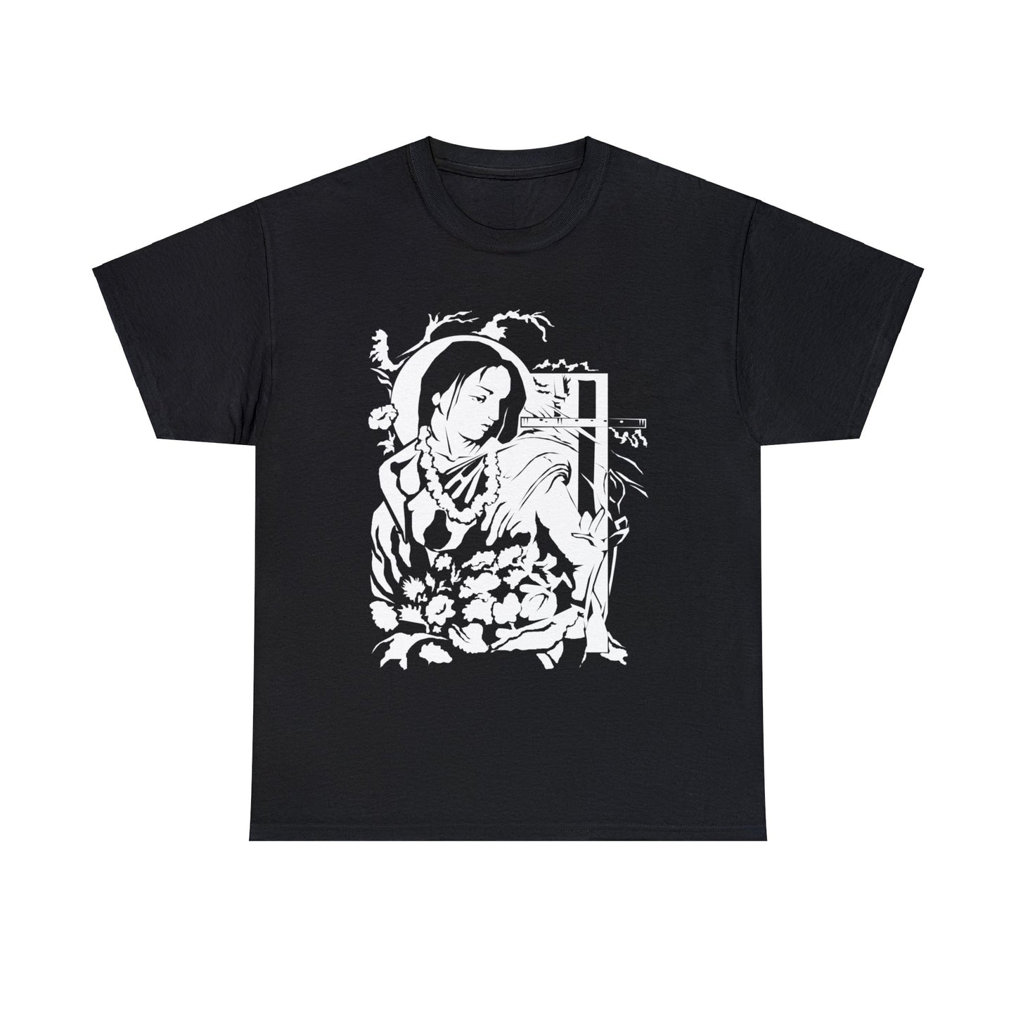 Krishna - God of Compassion - Design on Unisex Heavy Cotton Tee