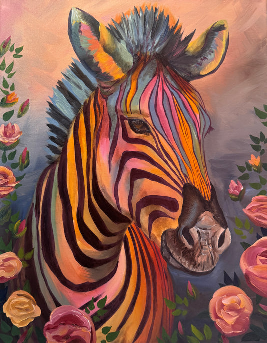 PREORDER: Limited Edition Prints- Rainbow Zebra