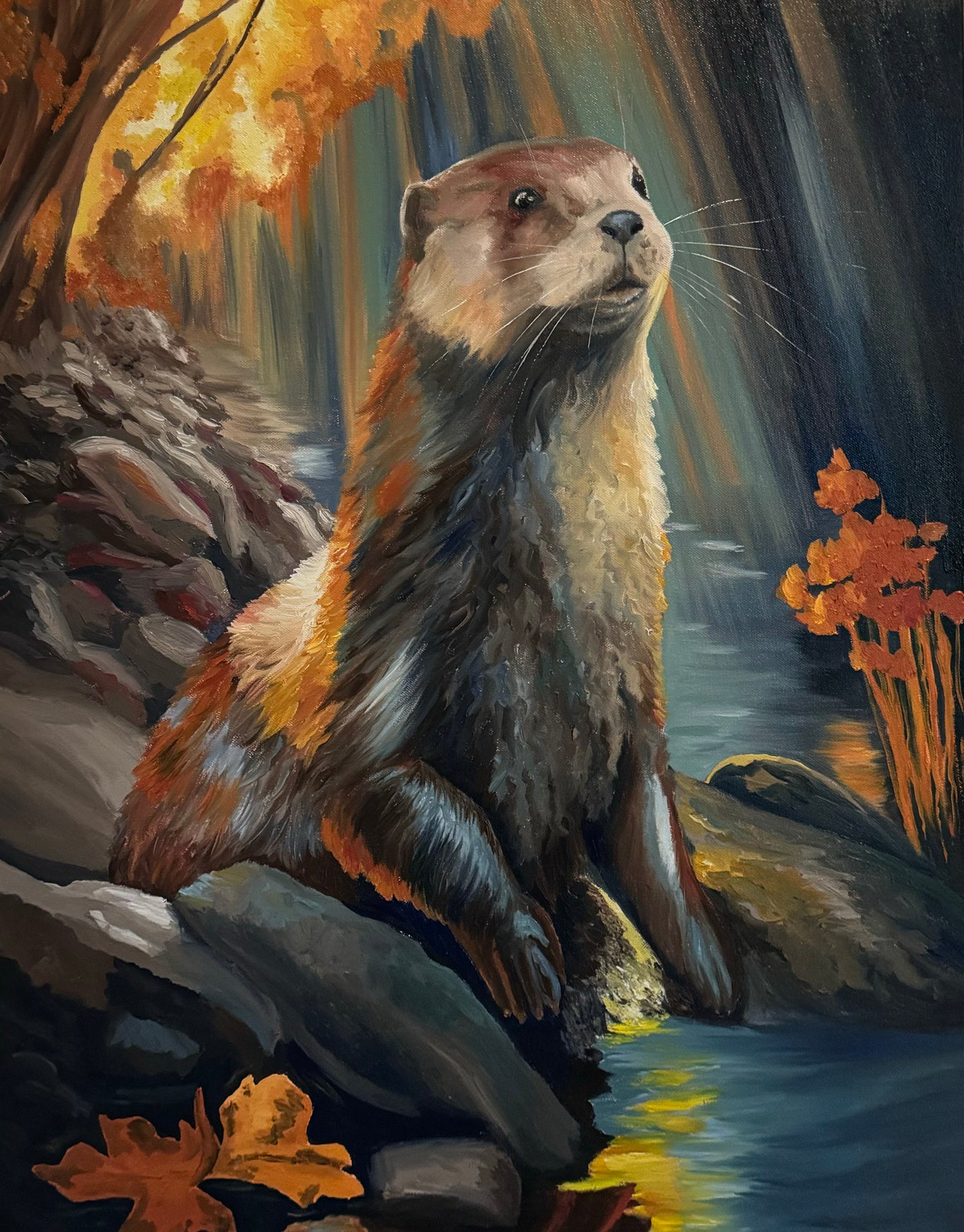 Otter in the Forest